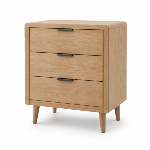 Norwood Three Drawer Nightstand