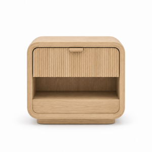 Haven Fluted Bedside Table