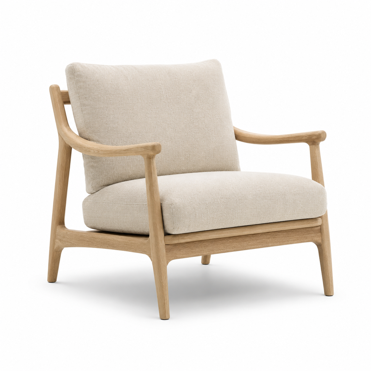 Marlow Wood Frame Lounge Chair